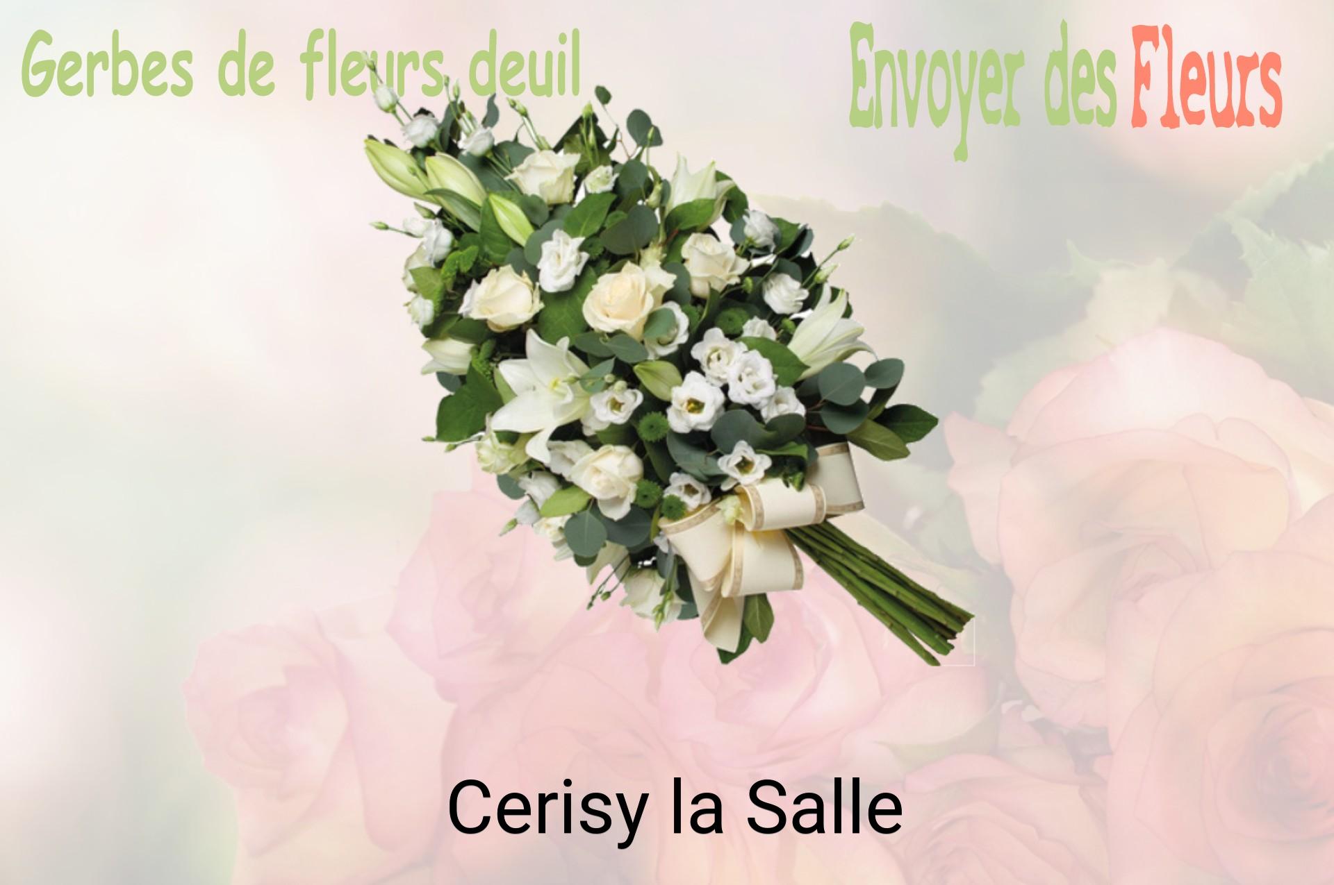 Gerbe de fleurs de deuil livrée à Cerisy-la-Salle